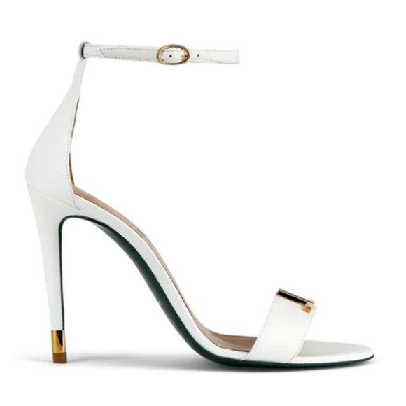 NTW - LINTON Le Jaguar Heels - Color: Blanc - Size 7 - Picture 2 of 7